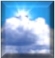 Mainly cloudy, Dry
